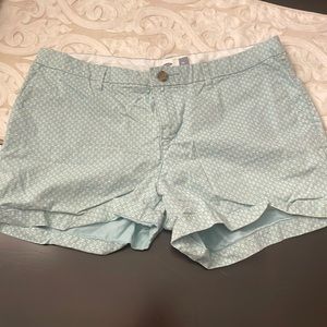 Old navy size 10 shorts. Worn once. Light teal and yellow